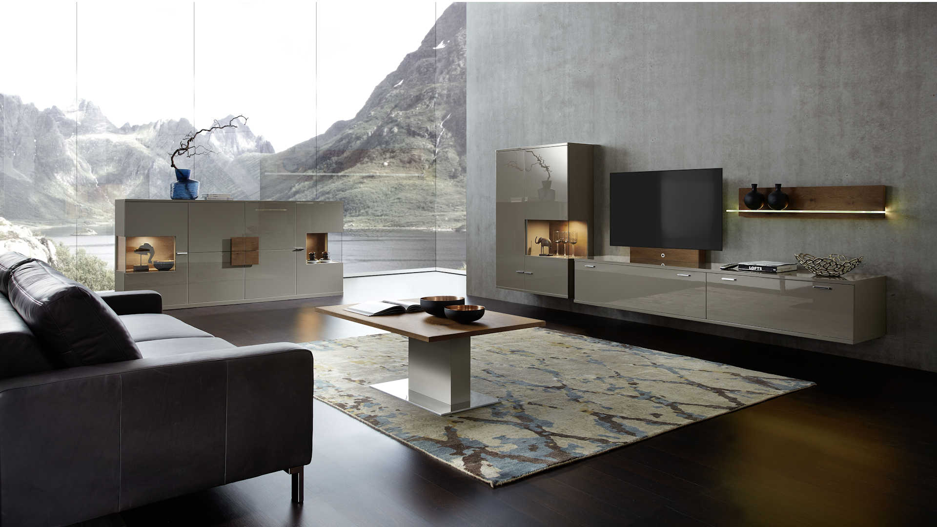 Wohnwand Z22565 - Lack in seiner schönsten Form