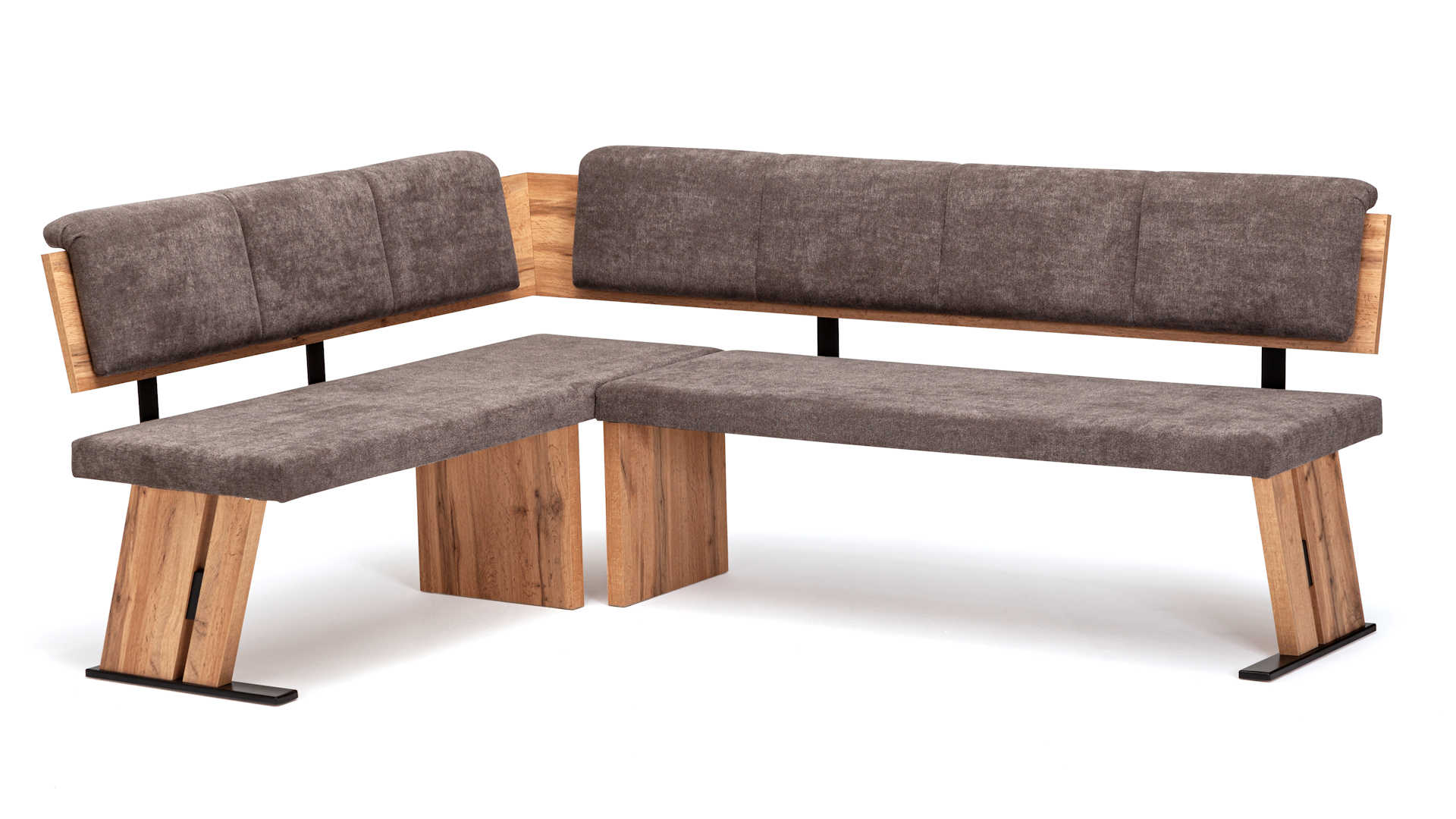 Eckbankgruppe Z22720-1 - Holzdekor, Stoff