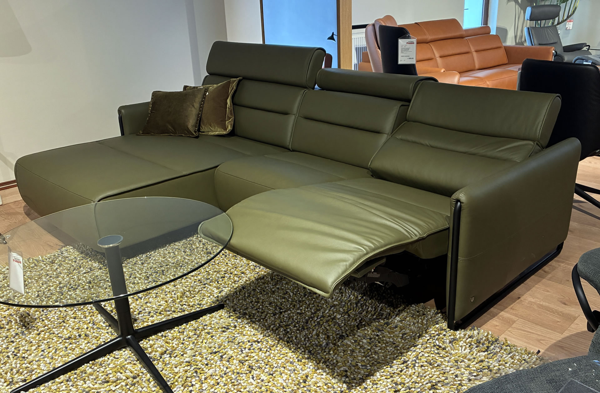 Stressless Polsterecke EMILY mit Funktion in Leder